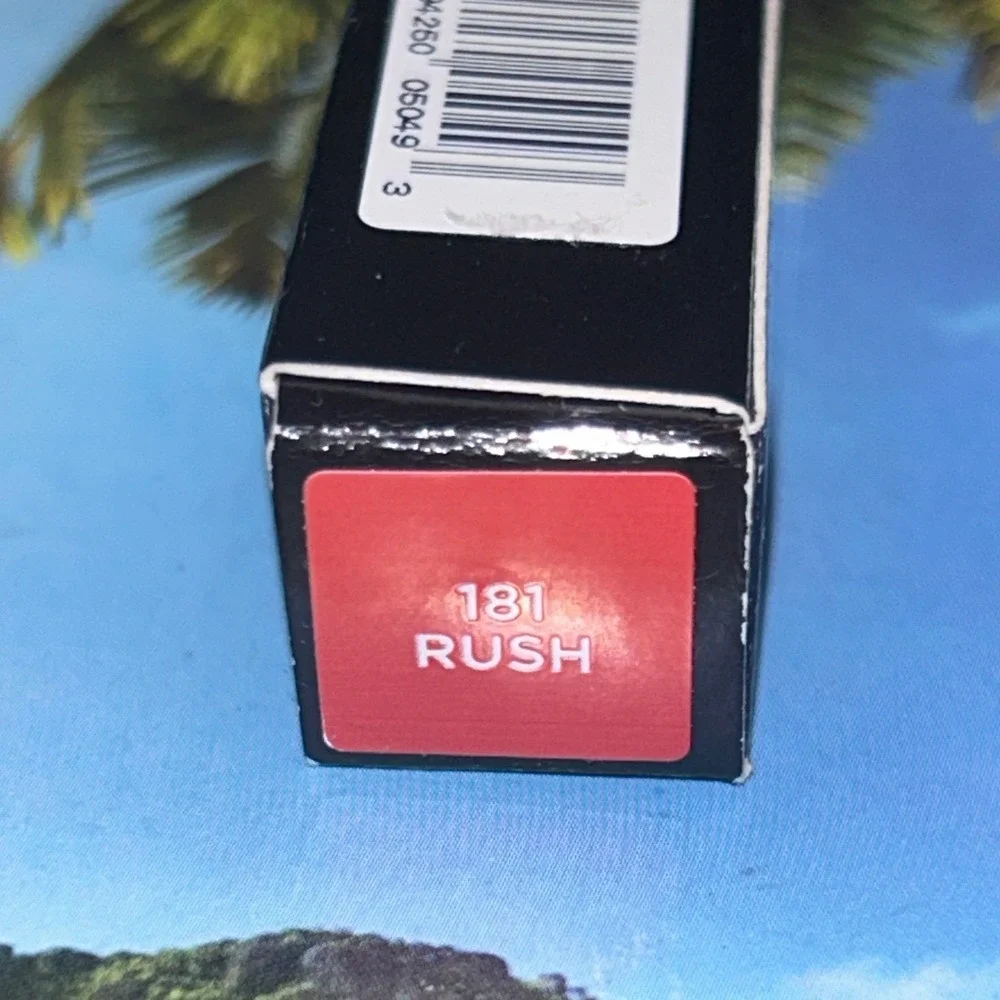 Laura Mercier High Vibe Lip Color 181 Rush Vibrant Coral Red High Shine Lipstick